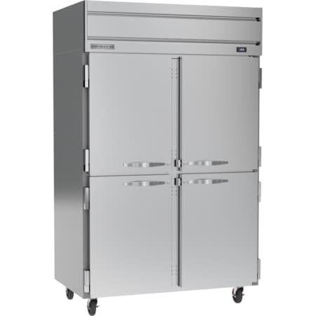 Beverage-Air Freezer, Reach In, Top Mount, Two Section, (4) Half Solid Doors, 52" HF2HC-1HS